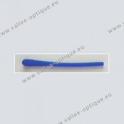Polymer short temple tips - blue