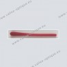 Polymer short temple tips - red