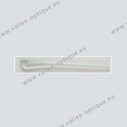 Soft silicone temple tips - crystal