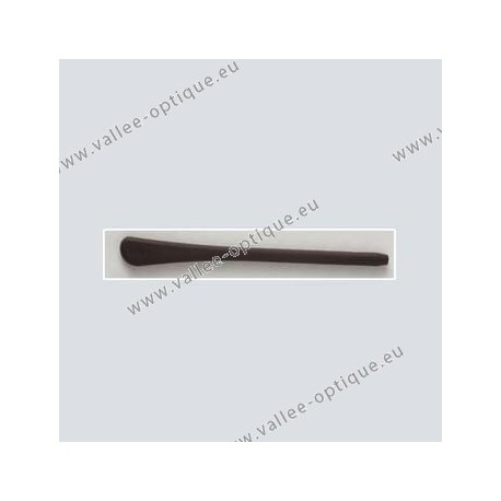 Soft silicone temple tips - brown