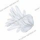 White microfiber gloves - 28 cm