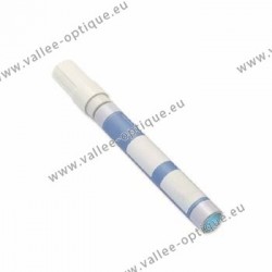 Pen for colouring the edge of lenses - turquoise blue