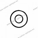 Plastic washers 1.6 x 3.0 x 0.5 - white