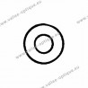 Rondelles plastique 1.6 x 3.0 x 0.5 - blanc