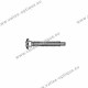 Screw with locking system by nylon thread 1.4 x 2.8 x 11 - white