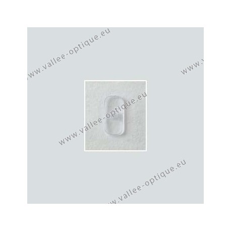 Plaquettes à visser 12 mm monobloc - ultrafines - rectangulaires - 100 paires