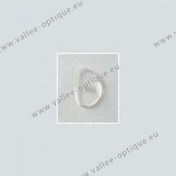 Solid screw on nose pads 14 mm - ultra thin - 100 pairs