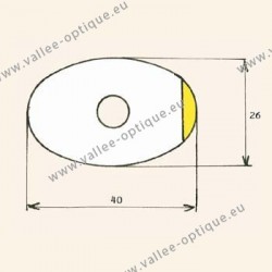 Films for coated lenses - oval