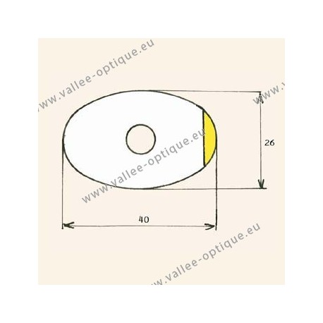 Films for coated lenses - oval