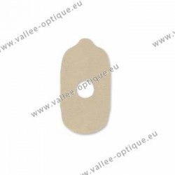 Lens edging pads for soft blocks - 17x30 mm