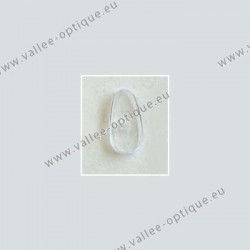 Plaquettes à visser 15 mm - inserts polycarbonate - PVC - 100 paires