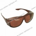 Surlunettes de protection solaire - Ambre