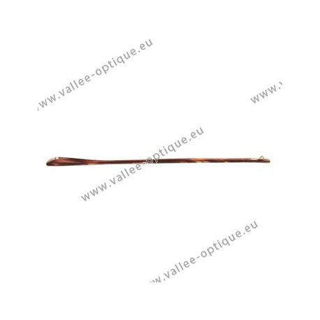 Acetate temples, dark tortoiseshell, 1.0 mm assembly