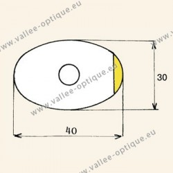 Films antitorsion pour verres traités - ovale grande taille