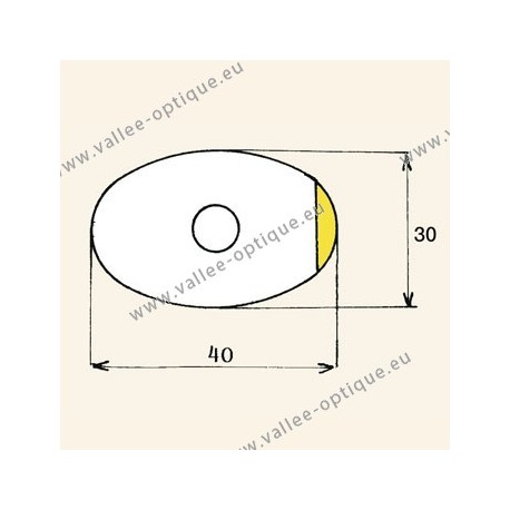 Films for coated lenses - oval large size