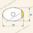 Films antitorsion pour verres traités - ovale grande taille