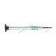 Screwdriver with chrome plated ergonomic handle and Ø 1.8 mm flat blade