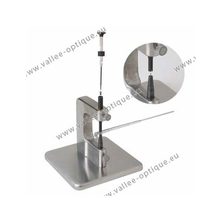 Device for the complete mounting of flex temples