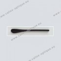 Cylindrical temple tips - black