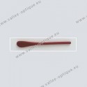 Cylindrical temple tips - burgundy