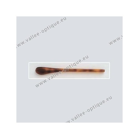 Cylindrical temple tips - light tortoiseshell colour