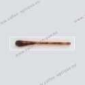 Cylindrical temple tips - light tortoiseshell colour