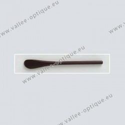 Cylindrical temple tips - brown