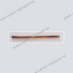 Acetate cylindrical temple tips - light tortoiseshell colour