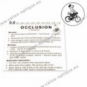 Feuille d'occlusion 0,0 opaque Globi vélo - 3 pièces