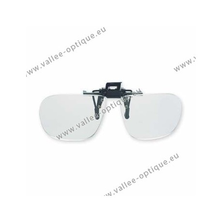 Spring flip up glasses - large model - AC lenses + 1.5