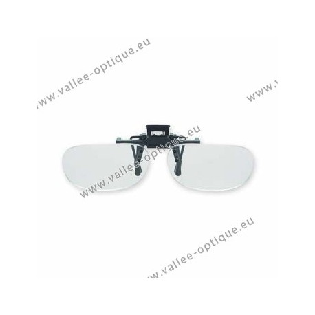 Spring flip up glasses - half frame model - AC lenses + 1.0