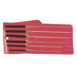 Set of hand cutting broaches with plastic handle