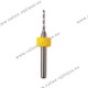 Tungsten carbide twist drill bits Ø 1.1 mm