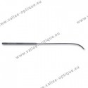 Bent flat needle file