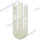 Ruler for measuring heights of bifocal segments