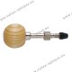 Broach or tap holder with oversized wood handle