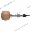 Screwdriver with oversized wood ball handle