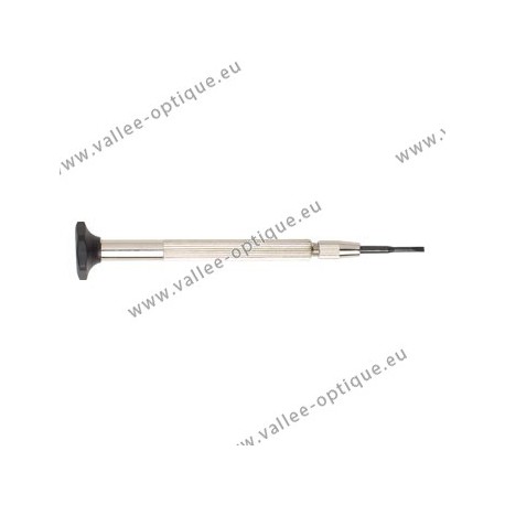 Screwdriver with screw chuck and flat blade Ø 1.0 mm