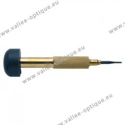 Screwdriver with brass handle
