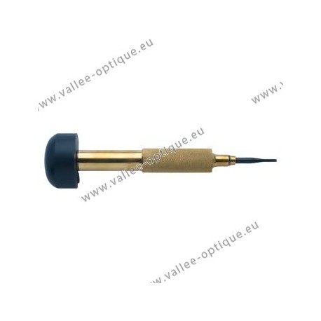 Screwdriver with brass handle