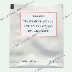 Anti-UV treatment in powder
