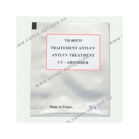 Anti-UV treatment in powder