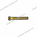 Screw in stainless steel 1.4 x 1.8 x 10.6 - gold