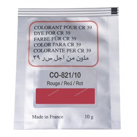 Colorant en poudre rouge - Sachet de 10 g