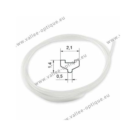 Eyewire replacement cord - section in T - large model - crystal