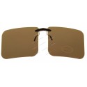 Sun clips with mini mechanism - Brown - Big size