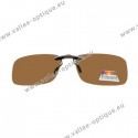 Sun clips with mini mechanism - brown- Medium