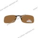 Sun clips with mini mechanism - Brown - Medium