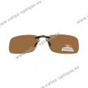 Sun clips with mini mechanism - Brown - Medium