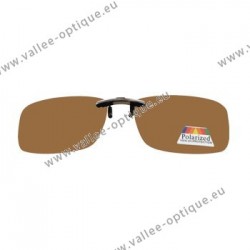 Sun clips with mini mechanism - brown - Large size